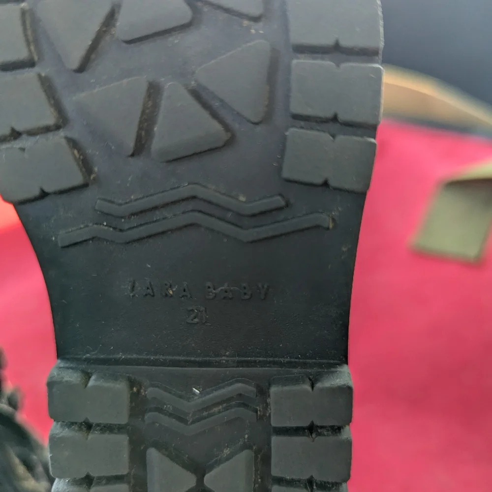 Zara Baby Toddler Alphabet Boots with Black Laces